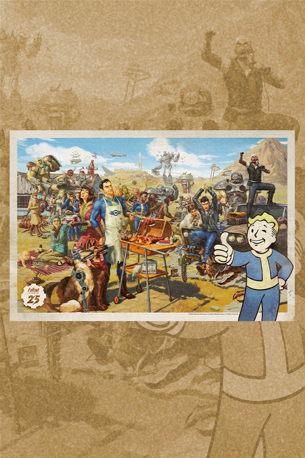 Image: Fallout 25th Anniversary Lithograph