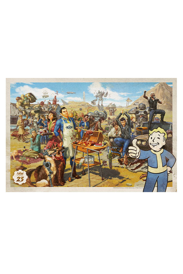 Image: Fallout 25th Anniversary Lithograph view 2