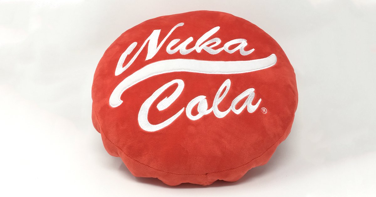 Nuka Cola Bottle Cap Plush Pillow