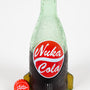 Image: Fallout Nuka Cola Glass Bottle & Cap with liquid inside view 2