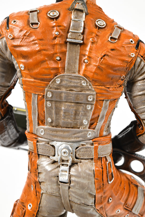 Image: Fallout Paladin Danse Statue closeup back view