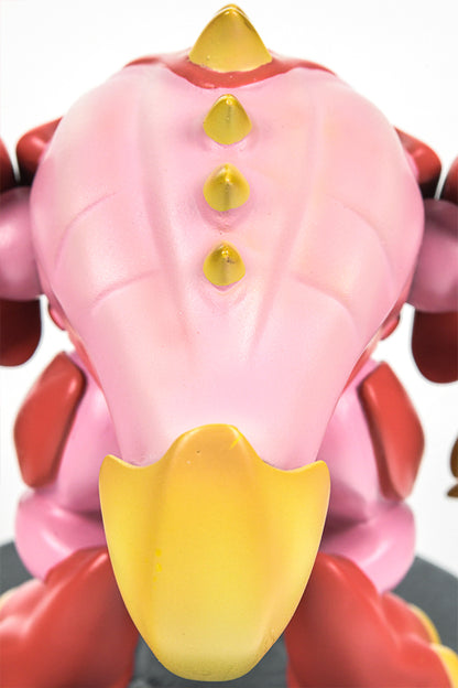 Detail view of the DOOM Eternal Pinky Mini Collectible Figure back 