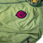 Image: Fallout Brotherhood of Steel Bomber Jacket closeup of front left sleeve pocket