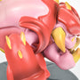 Detail view of the DOOM Eternal Pinky Mini Collectible Figure right shoulder