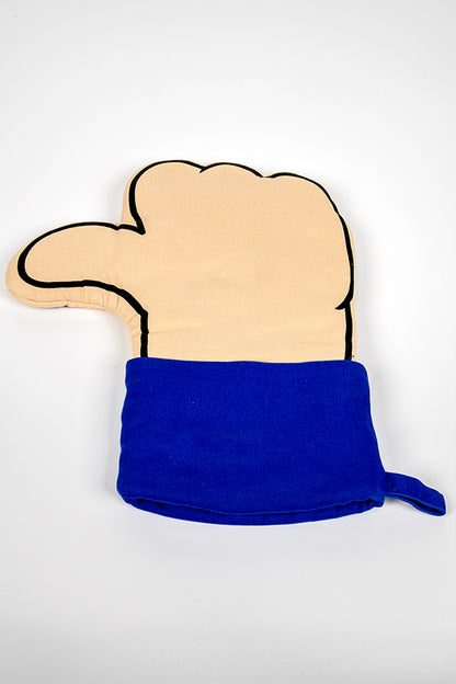 Image: Thumbs Up oven mitt back view