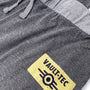 Image: Fallout Vault Lounger Pajama Set closeup of vault tec logo