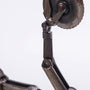 Closeup of saw arm