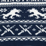 Image: Fallout Minuteman Scarf closeup of knitting reverse side