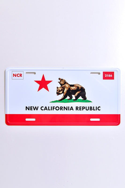 New California Republic (NCR) License Plate