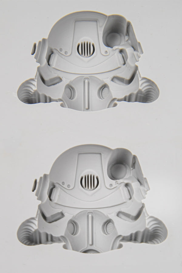 Image: Power Armor silicone mold closeup view