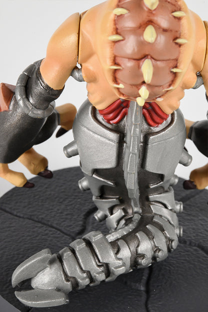 Image: DOOM Eternal Whiplash Mini Collectible Figure Closeup Back View