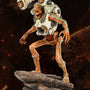 Quarter view of the DOOM Eternal Revenant Statue, facing left.