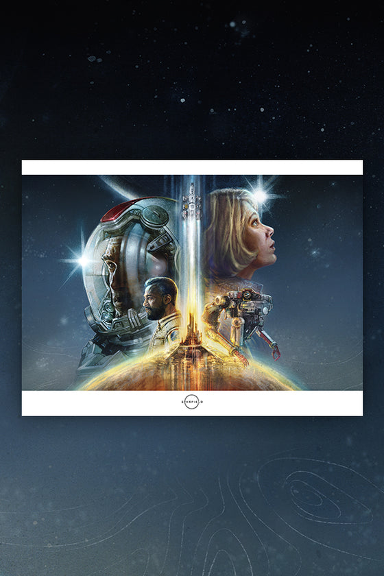 Starfield Key Art Lithograph