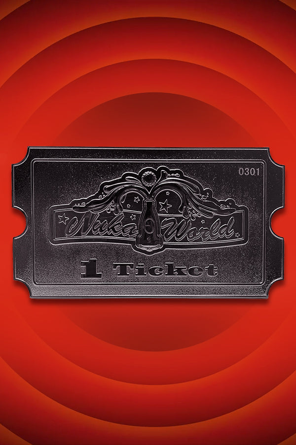 Fallout Nuka World Silver Plated Ticket