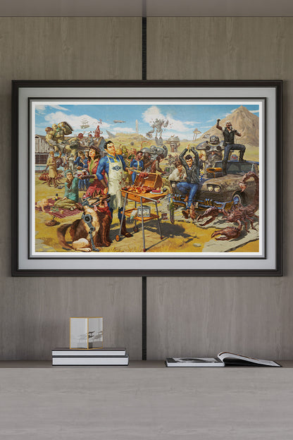 Fallout Greetings From The Wasteland Lithograph - Open Edition