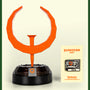 Limited Edition QuakeCon Rotating Quad Damage Statue and QuakeCon 2022 Pin