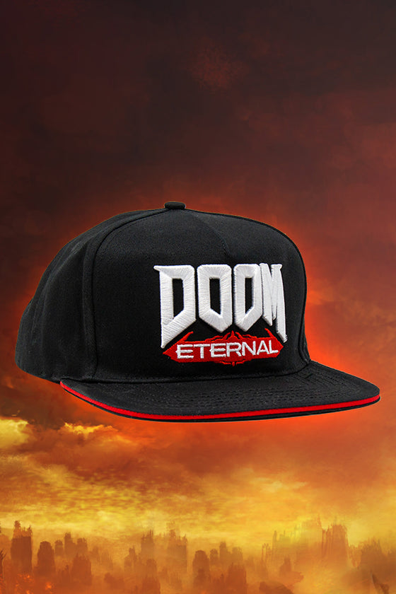 DOOM Eternal Embroidered Logo Hat Front