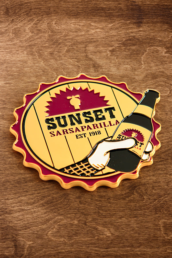 Sunset Sarsaparilla Pin