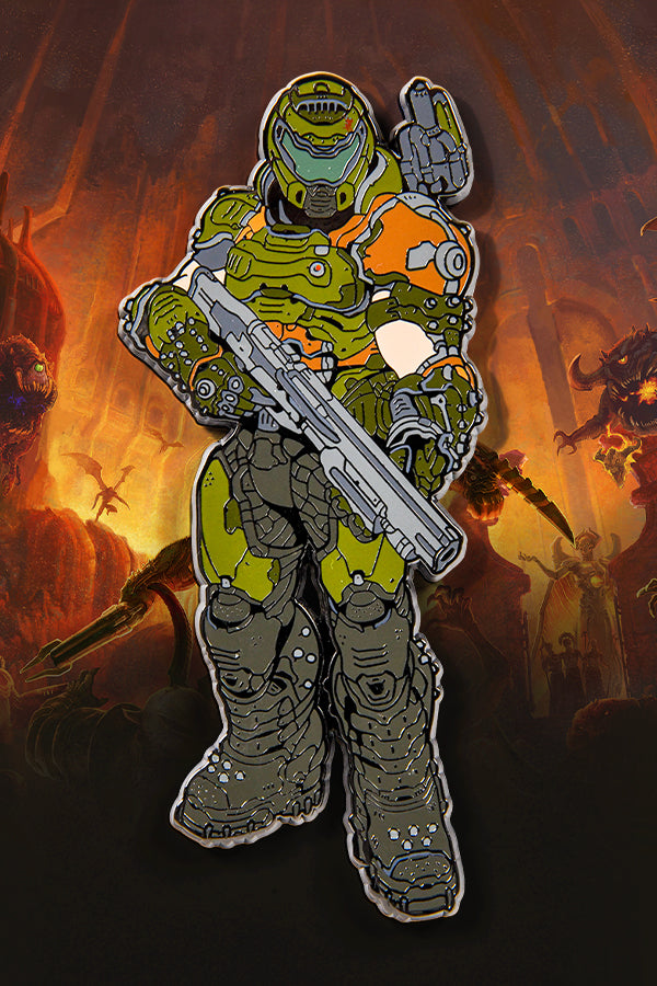 Image: DOOOM Eternal Slayer Enamel Pin
