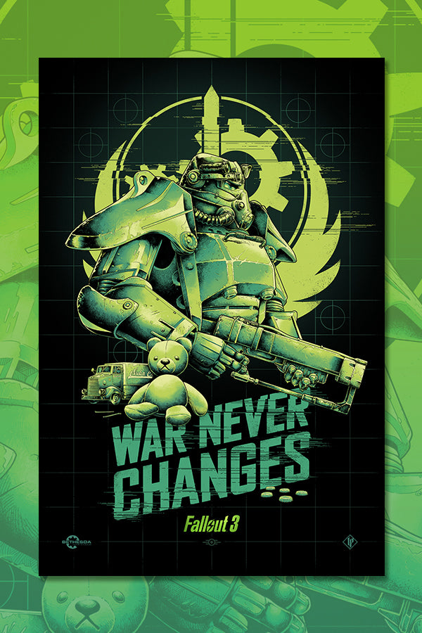 Fallout 3: War Never Changes Lithograph