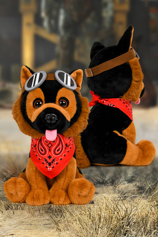 Fallout Dogmeat Puppy Plush front and back view