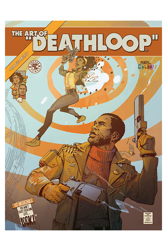 Image: The Art of Deathloop HC front cover