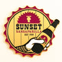 Sunset Sarsaparilla Pin