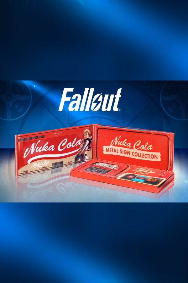 Nuka Cola Metal Sign Collection Triple Pack