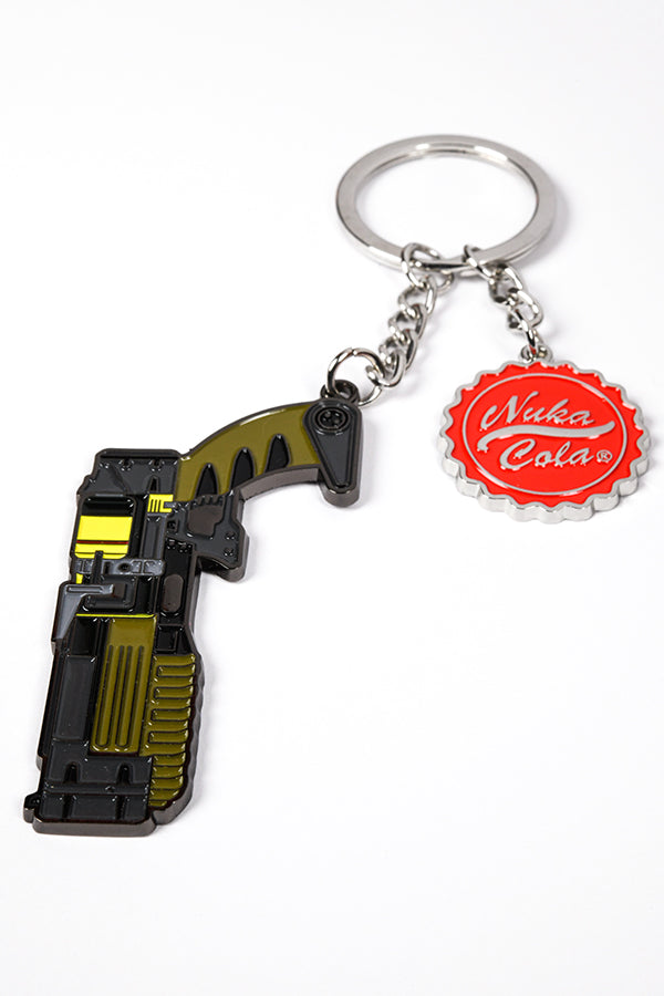 Fallout Wasteland Keychain on white background