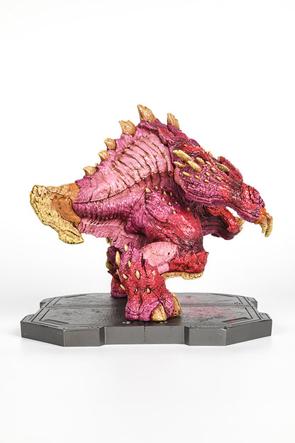 Image: DOOM Eternal Pinky Demon Statue side view on white background