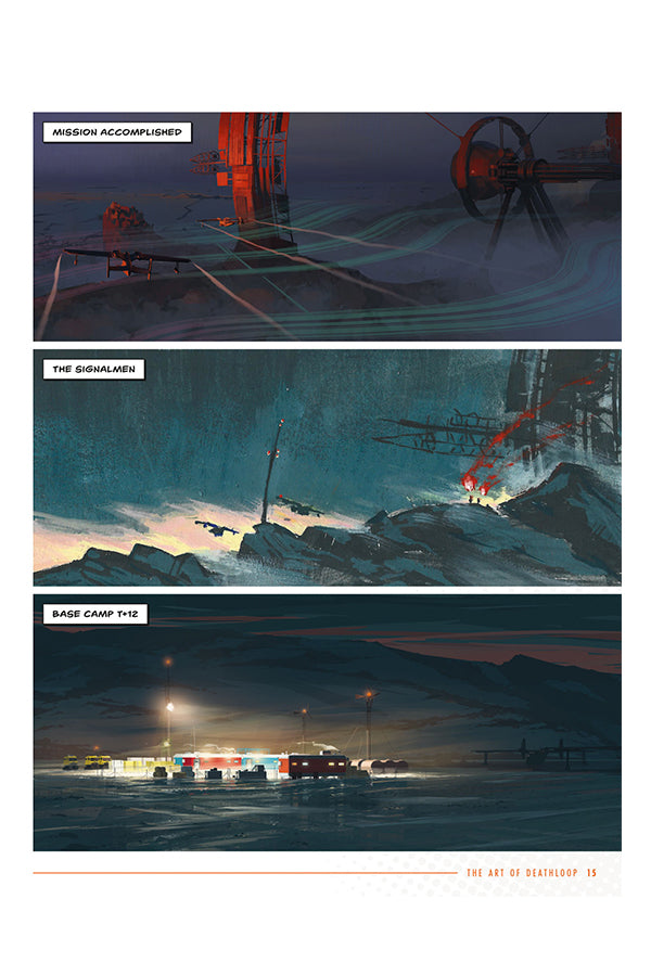 Image: The Art of Deathloop HC page 15