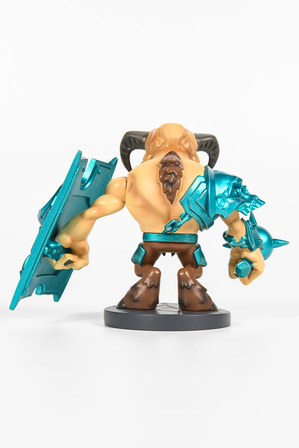 Image: DOOM Eternal Gladiator Mini Collectible Figure back view on white background