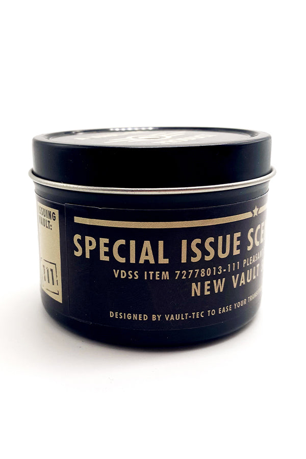 Image: Fallout Special Issue Scented Candle label view 2