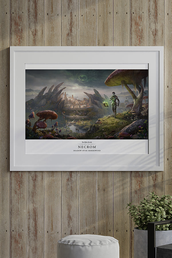 The Elder Scrolls Online Necrom Lithograph – Official Bethesda