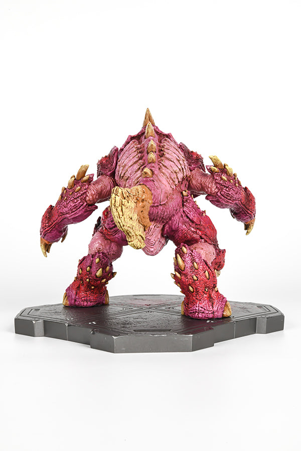 Image: DOOM Eternal Pinky Demon Statue back view on white background