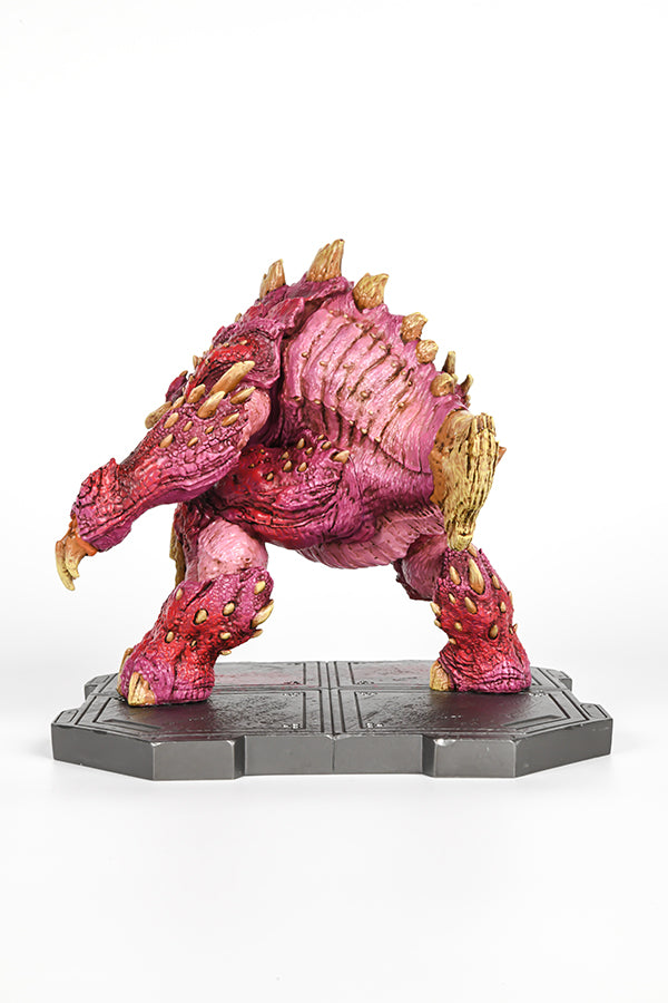 Image: DOOM Eternal Pinky Demon Statue side view 2 on white background