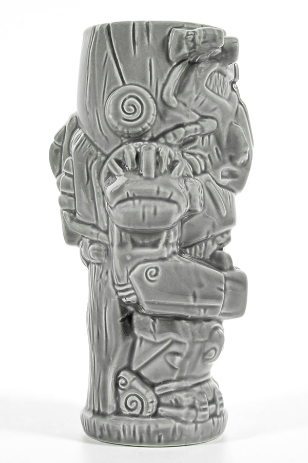 Side view of the Fallout Power Armor Geeki Tiki facing right.