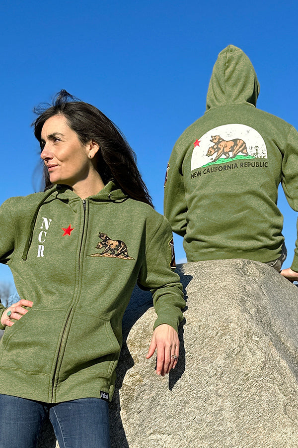 Fallout New Vegas NCR Trooper Zip-Up Hoodie – Official Bethesda Gear Store