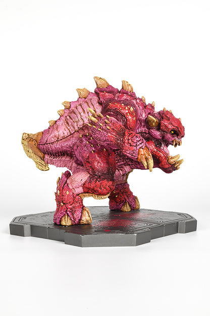 Image: DOOM Eternal Pinky Demon Statue side view 3 on white background