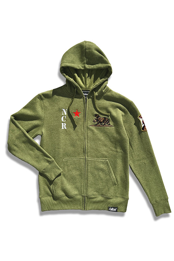 Fallout New Vegas NCR Trooper Zip-Up Hoodie – Official Bethesda Gear Store