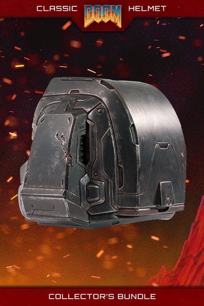 Classic Doom Helmet Collector’s Bundle Back