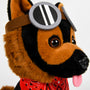 Fallout Dogmeat Puppy Plush closeup head view