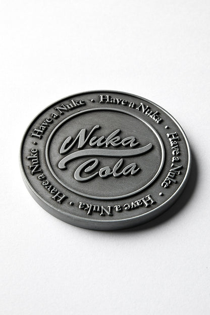 Nuka-Cola Coin with Mini Fridge Tin