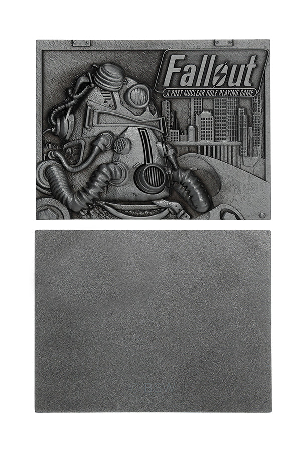 Image: Fallout Limited Edition 25th Anniversary Ingot front and back view