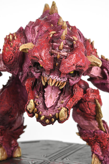 Image: DOOM Eternal Pinky Demon Statue closeup head view 2