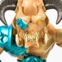 Image: DOOM Eternal Gladiator Mini Collectible Figure close up head view