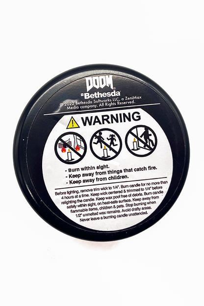 Image: DOOM Incense of Immora Scented Candle bottom view