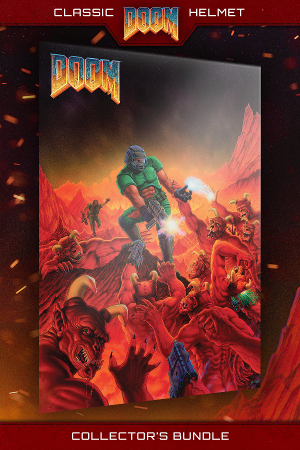 Classic Doom Helmet Collector’s Bundle