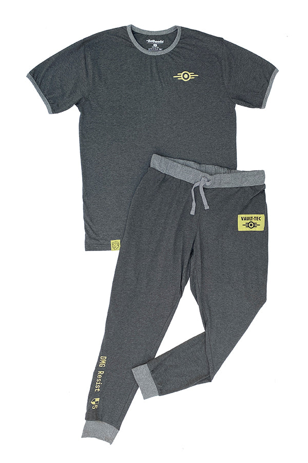 Image: Fallout Vault Lounger Pajama Set front view