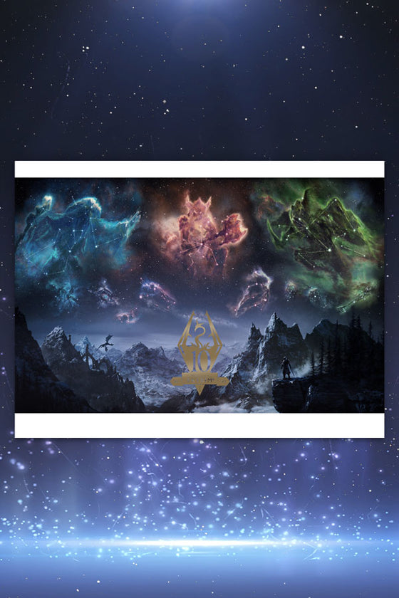 Elder Scrolls V: Skyrim 10th Anniversary Lithograph